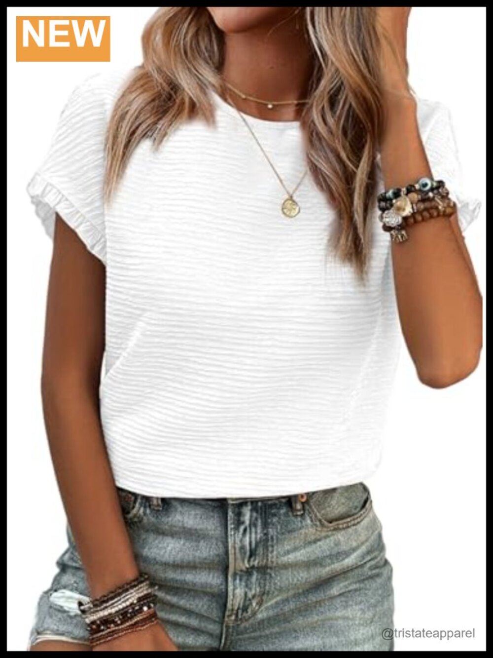 Women's Short Sleeve Crewneck Tunic Top Summer Dressy Work Blouse